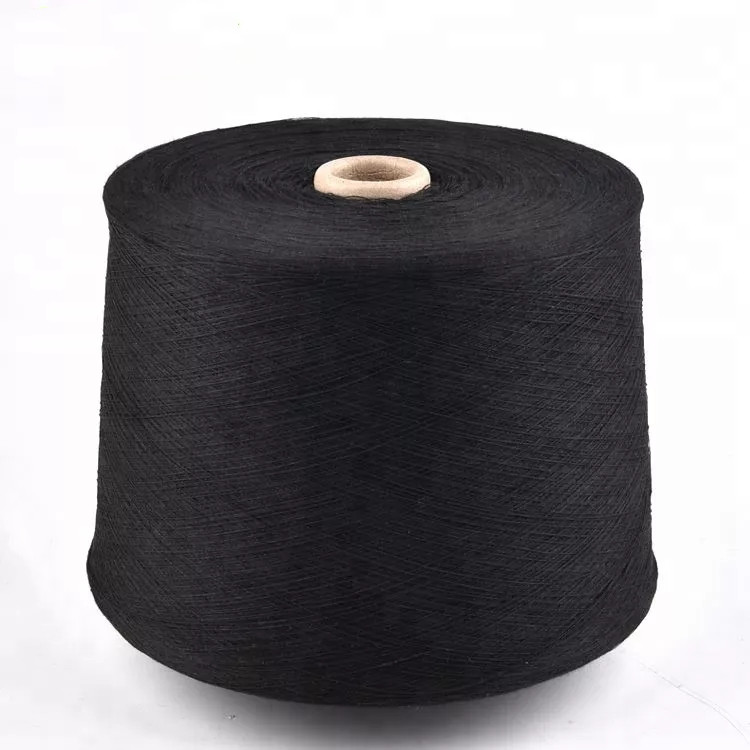 Cotton/polyester blended yarn for knitting socks