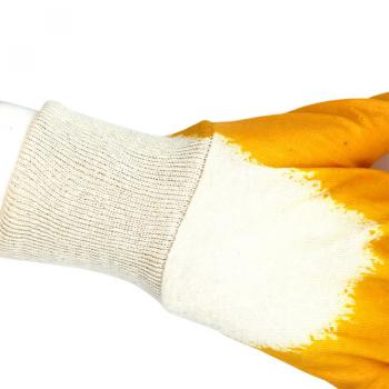 Interlock Yellow Nitrile 3/4 Coated Gloves