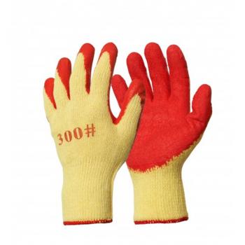 10g Cotton Shell Latex Wrinkle Coated Gloves