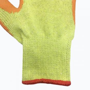 10g Cotton Shell Latex Wrinkle Coated Gloves
