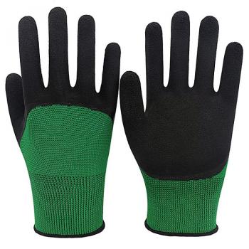 13g Polyester Shell Foam 3/4 Coated Working Gloves 