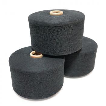 Recycled Poly/Cotton Yarn Black